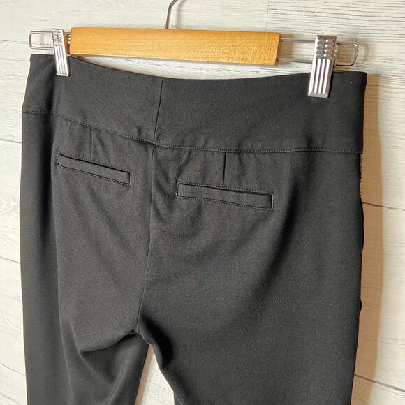 Cabi Pants Womens Size 4 Black Tuxedo Stripe Stretch Knit Ponte Style Pockets - Picture 12 of 15